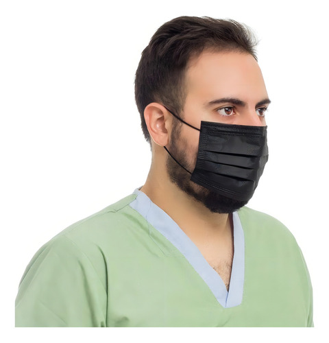 Cubreboca Unimask 4 Negro Uniseal 4 Capas