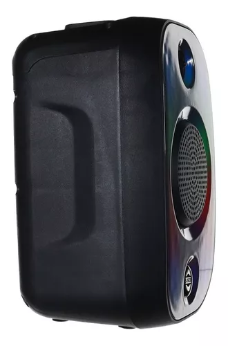 Comprar Mini máquina de Karaoke con 2 micrófonos inalámbricos, altavoz  portátil BT, recargable, 10W, LED de alta fidelidad