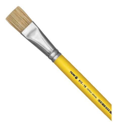 Pincel plano hecho a mano 815 N.16 amarillo