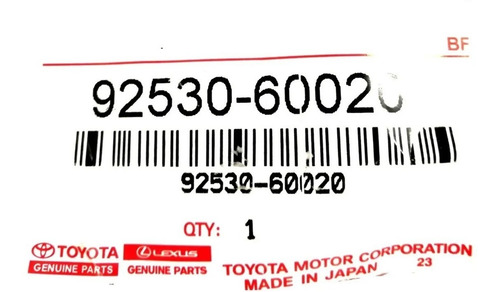Valvula Yaris Presion Aceite 1999 A 2008 Toyota Japan Planta
