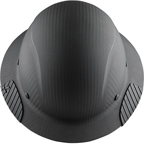 Sombrero Duro De Fibra De Carbono Dax - Negro Mate Completo