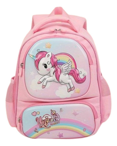 Mochila Escolar Para Niñas Pre-escolar Unicornio