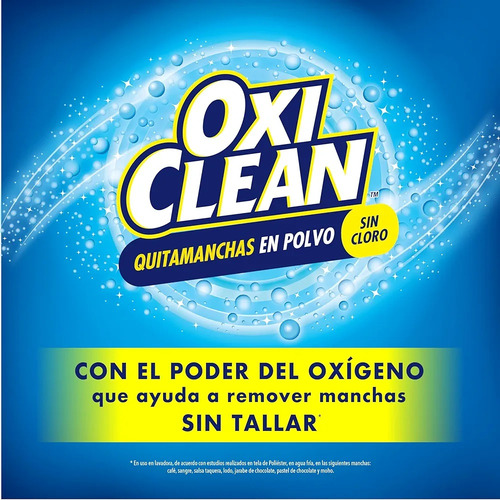 Quitamanchas En Polvo Multiusos Oxiclean 2 Piezas 2kg C/u