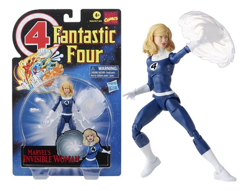 Figura Invisible Woman Fantastic Four Marvel Legends Retro