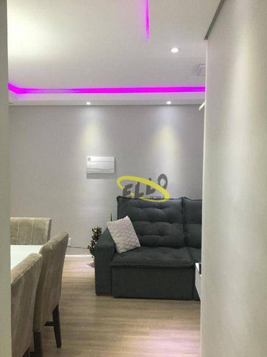 Imagem 6 de 22 de Lindo Apartamento Com 2 Dormitórios À Venda, 46 M² Por R$ 215.000 - Jardim Honória - Cotia/sp - Ap2238
