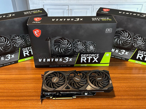 Placa De Video Nvidia Msi Geforce Rtx 3070 Ventus 3x Oc 8gb