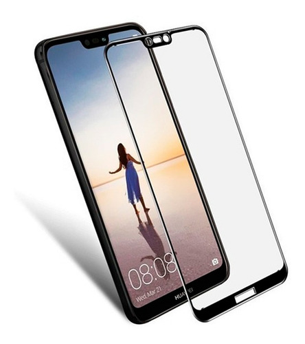Lamina De Vidrio Templado Completa Para Huawei Y9 2019