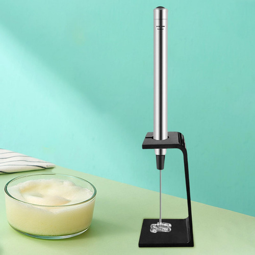 Espumador De Leche De Mano Mini Licuadora Con Pilas Para