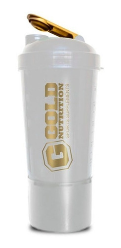 Shaker Gold Nutrition Con Compartimiento X 600 Ml