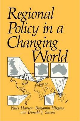 Libro Regional Policy In A Changing World - Niles Hansen