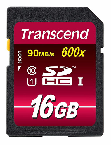 Transcend Ultimate Sdhc Uhs-i U1 16gb Speed Flash 90mb/s