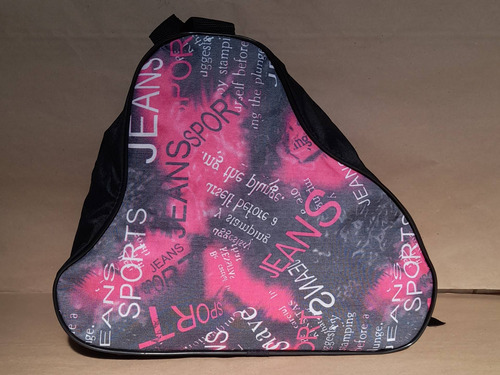Imagen 3 de 5 de Bolso De Patin Artististico Y Roller Tipo Mochila Estampada