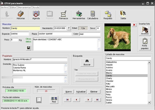 Software De Administración Para Clínica Veterinaria