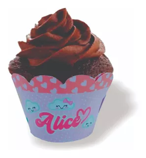 50 Saias Cupcake Chuva De Amor Benção Personalizadas