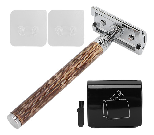 Juego Manual Antiguo De BambĂș Plateado Para Hombre Que Inclu
