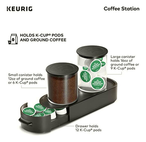 Keurig K-cup Pod & Ground Unit Coffee Storage, Holds Up To