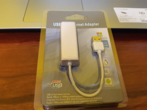 Adaptador Usb Lan Red Ethernet Rj-45 Win Linux Mac Android
