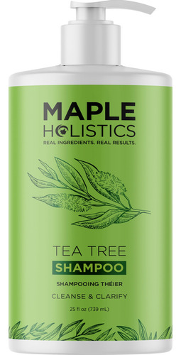 Shampoo Maple Holistics, Óleo De Melaleuca, 750 Ml, Sem Sulf