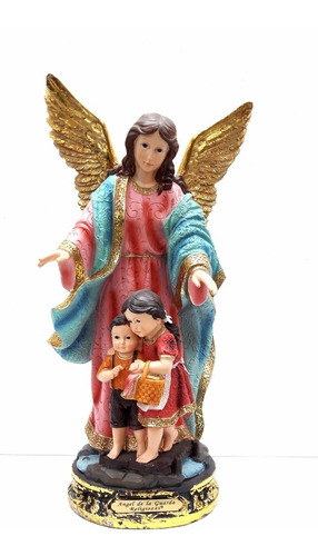 Angel Guarda Dorado 13cm Poliresina 530-77882 Religiozzi