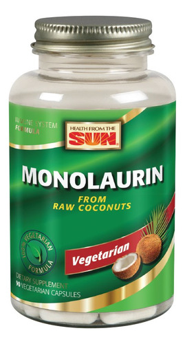 Monolaurin 990 Miligramos 90 Cpsulas Vegetales