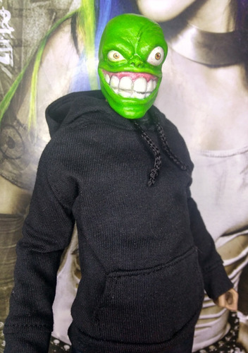The Mask (la Mascara). 1:6 Head Sculpt. Custom Resina. (Usado)