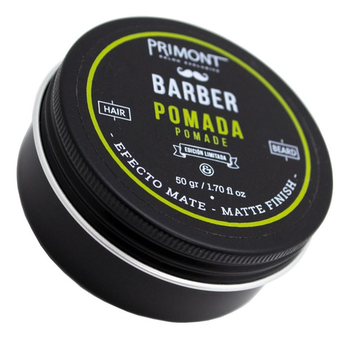 Primont Barber Pomada Mate 50ml + Primont Barber Serum Barba