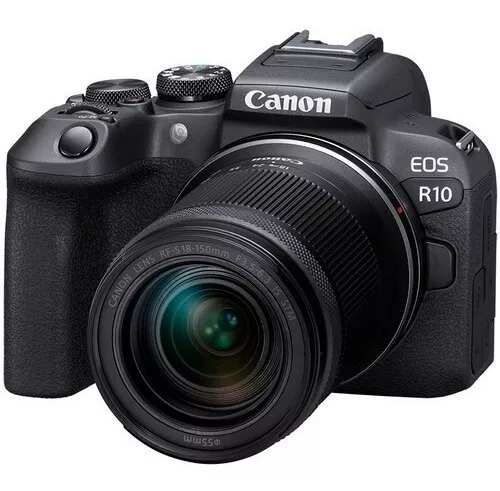 Canon Eos R10 Mirrorless + Lente 18-150mm Cor Preto