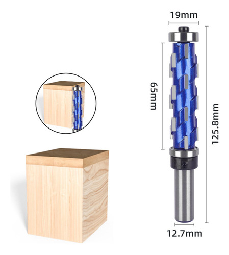 Broca De Enrutador De Cojinete De Fresa Para Tablero 19x65mm