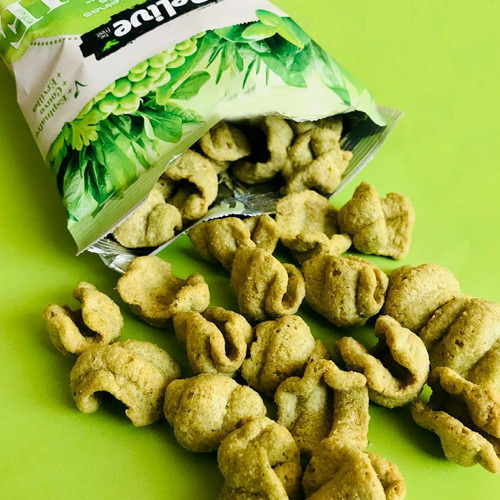 Imagem 4 de 5 de 10x Veggie Snack Belive Sabor Cream Cheese Com Ervas 35g