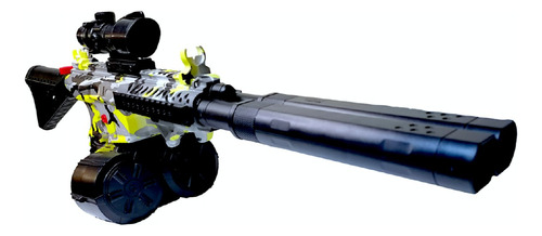 Juguete Lanzador De Hidrogel M416 Snake Bullet Doble Cañon