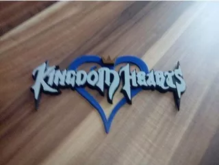 Logotipo De Kingdom Hearts Remezclado Para Impresión Multico
