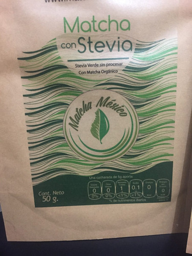 Té Matcha Con Stevia