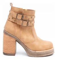 Comprar Botineta Mujer Con Plataforma Taco Alto Plataforma Mujer.
