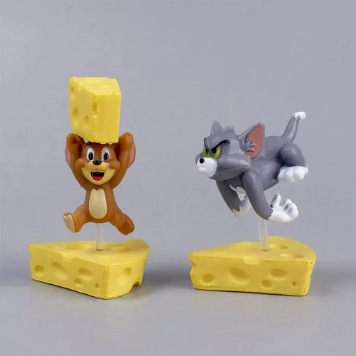 Kit 4 Bonecos Tom E Jerry - Pronta Entrega