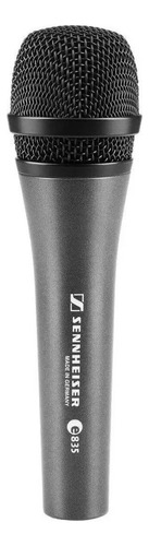 Microfone Sennheiser E 835 Dinãmico Cardioide Vocal Cor Cinza-escuro