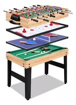 Comprar Mesa Multi Juegos 4 En 1 Futbolito Hockey Ping Pong Y Pool