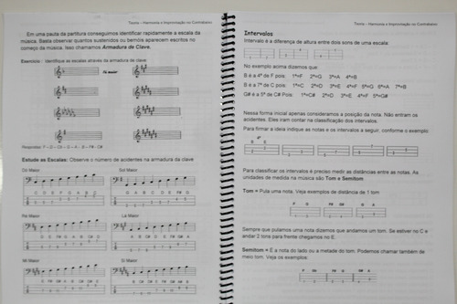 4 Cadernos Para Contrabaixo - Técnica Volumes 1 E 2 E Teoria