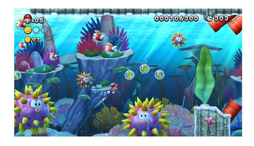 Imagen 3 de 6 de New Super Mario Bros. U Deluxe Super Mario Standard Edition Nintendo Switch Físico