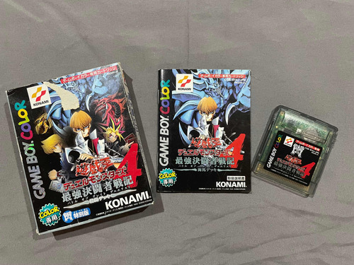 Yugioh Duel Monsters 4 Mazo Kaiba Para Game Boy Color Japone