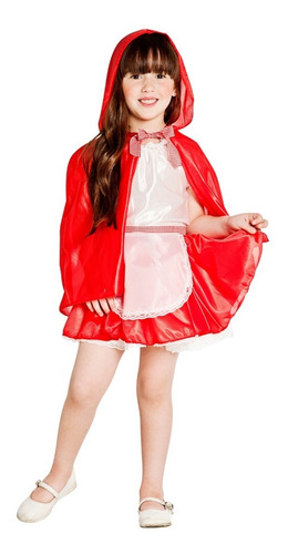 Imagen 1 de 2 de Disfraz Caperucita Roja Talle 1-2-3