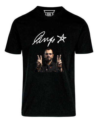 Playera O Crop Top Ringo Starr Amor Y Paz Hombre O Mujer