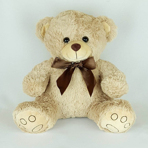 Imagem 1 de 3 de Urso De Pelúcia 35cm Marrom