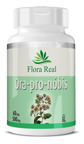 Ora Pro Nóbis 500mg 60 Cápsulas (pereskia Aculeata)