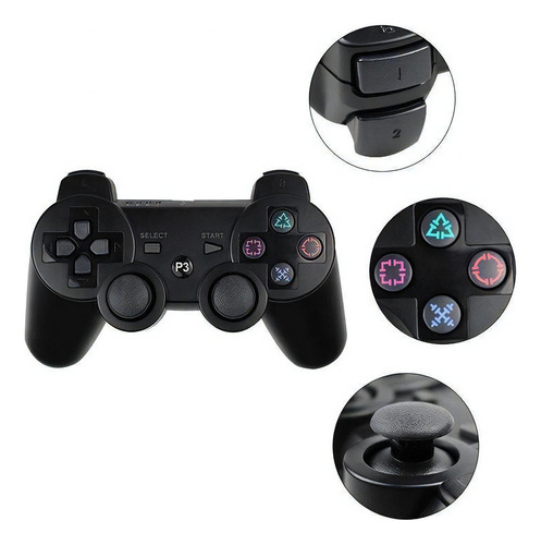 Controle Wireless Dual Shock Sem Fio Compativel Para Ps3