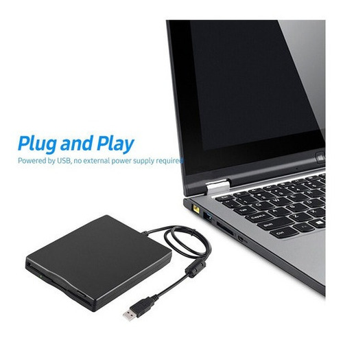 Imagen 3 de 9 de Unidad De Disquete Móvil De Escritorio Usb 1.44m Fdd Noteboo