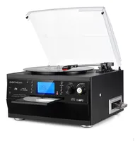 Comprar Tocadiscos Bluetooth Con Altavoz Estéreo Cd Casete Radio Usb