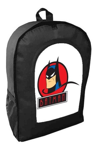 Mochila Negra Batman Adulto / Escolar N11