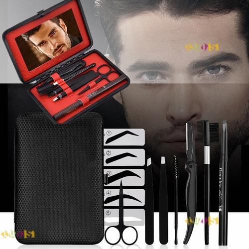 Juego De Pinzas Para Cejas, Acero Inoxidable, Tijeras 7pcs