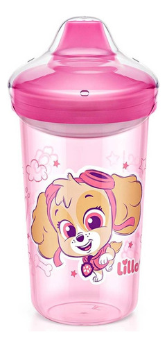 Copo De Treinamento Max Patrulha Canina 320ml Rosa - Lillo