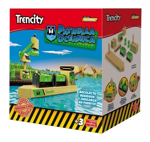 Trencity Trencitos De Madera Set Patrulla Oceanica Juguete